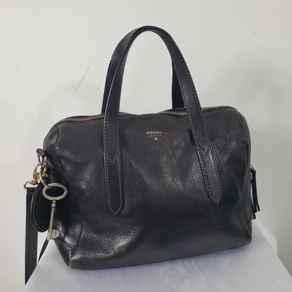 Fossil Handbags - Fossil Emma Satchel Leather Handbags Crossbody